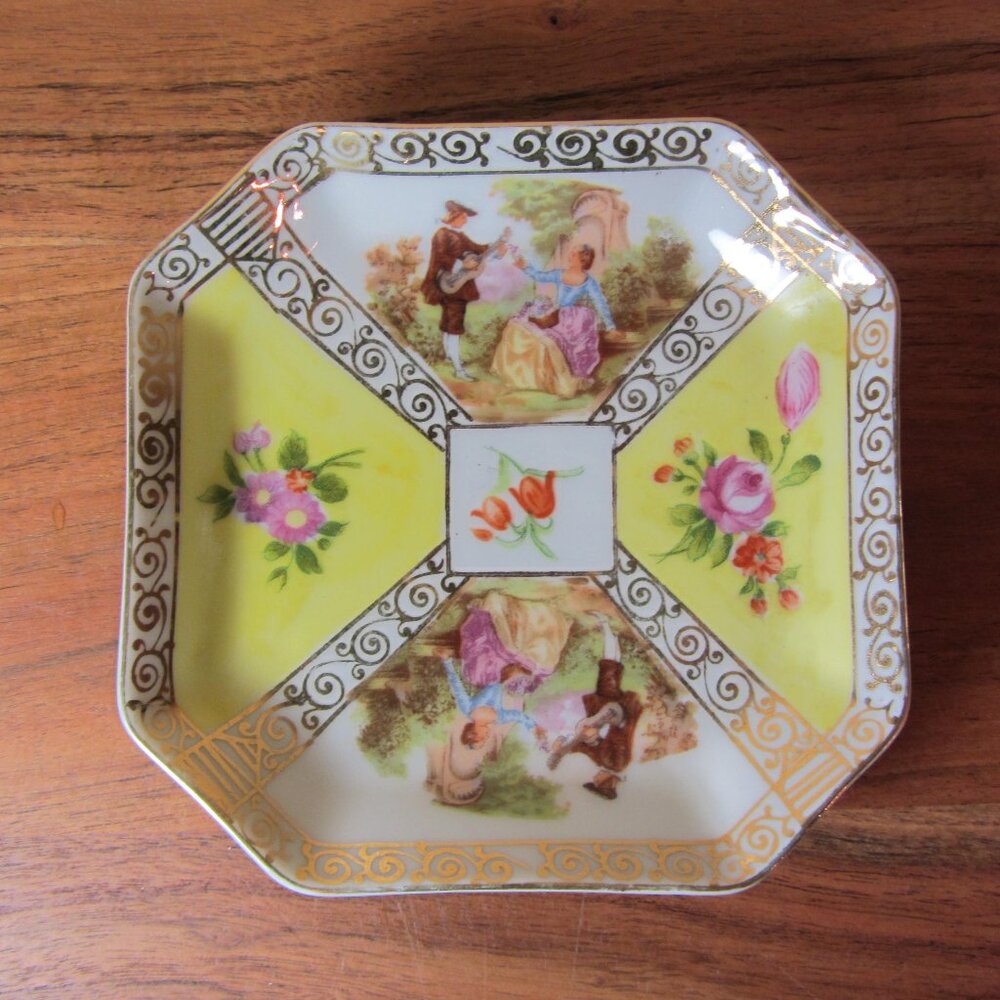 andrea by sadek vintage dish plate trinket tray (W4100)